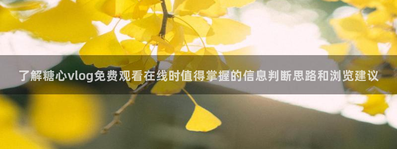 糖心vlog官网